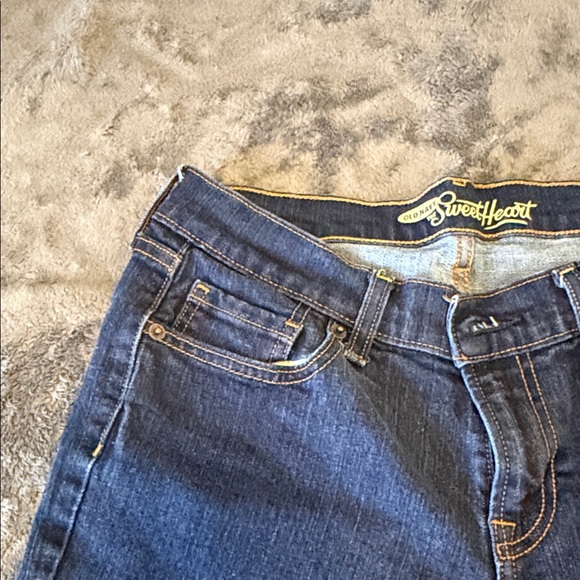 Old Navy Dark Blue Ankle Jeans - Picture 5 of 6